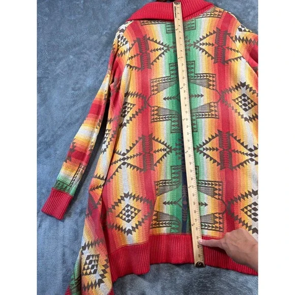 Vintage Polo Ralph Lauren Cardigan Sweater Womens XL Aztec Southwestern NWT* - Picture 5 of 10